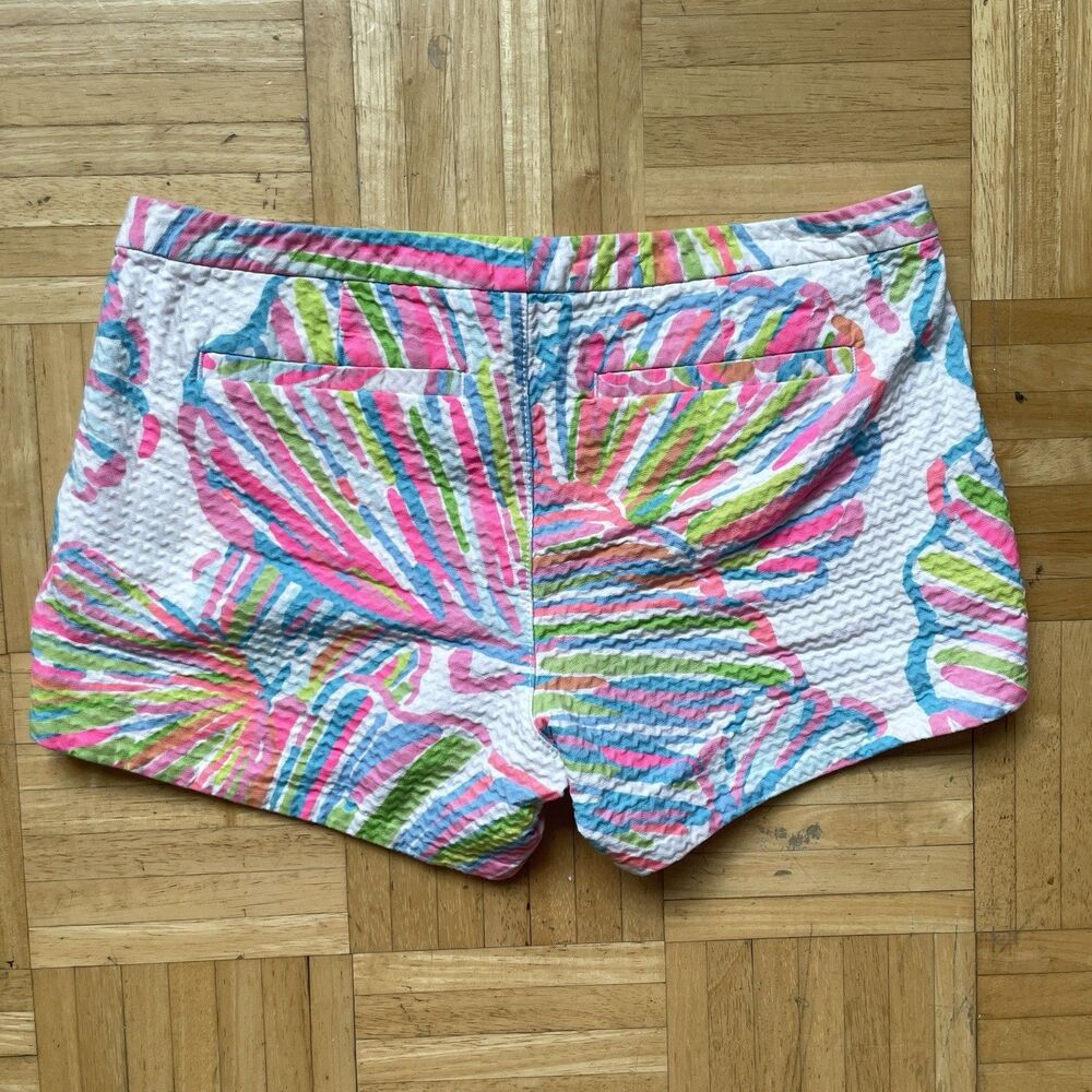 Lilly Pulitzer Adie Shorts Size 00 Shellabrate Multicolored Resort Shells 23582 - Picture 2 of 8